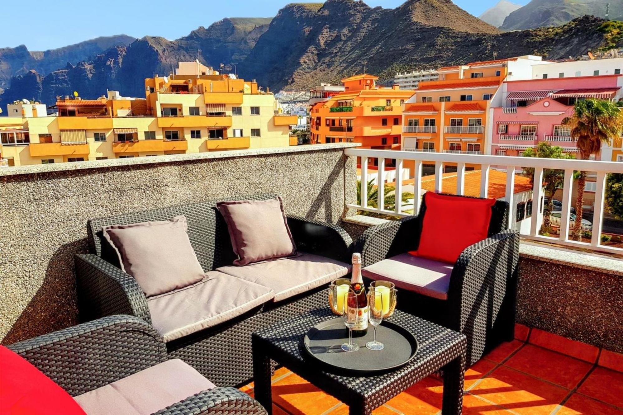 Modern Apartment In Puerto De Santiago - 65 Sqm - Mountain View Екстериор снимка