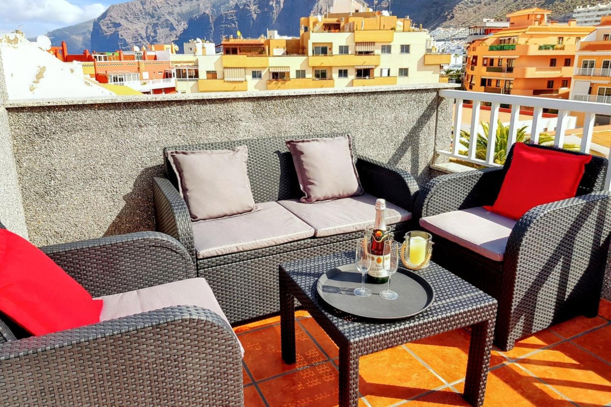 Modern Apartment In Puerto De Santiago - 65 Sqm - Mountain View Екстериор снимка